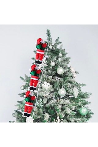 Merdiven Tırmanan Noel Baba 95cm 3lü