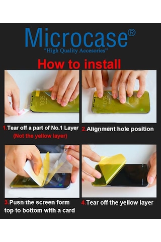 Microcase Apple Uyumlu iPhone 7 Plus Full Arka Kaplama Tpu Soft Koruma Filmi
