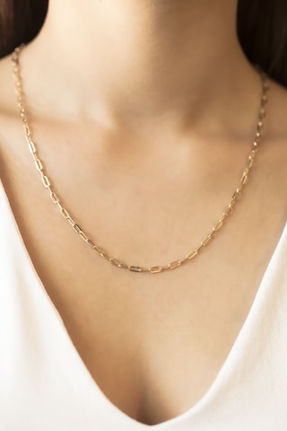 14 Ayar Altın Ataç Zincir Kolye 50 Cm N11.599