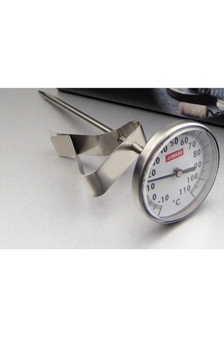 Dinosaurs Paslanmaz Cafe Anında Okundu Kahve Latte Buğulanmış Süt Köpükleme Termometresi