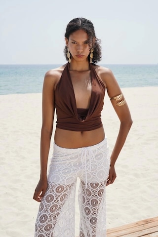 Degaje Yaka Crop Kahverengi