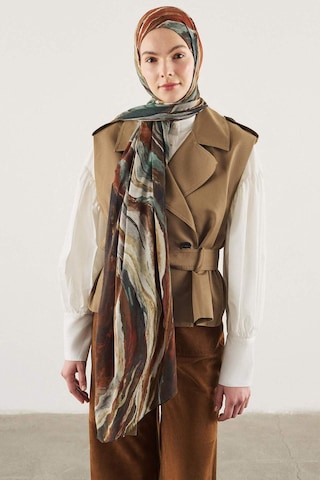 Defacto Fresh Scarfs X Defacto Ocean Batik Keten Karışımlı Şal I1749ax26smkr1 Çok Renkli-kr1