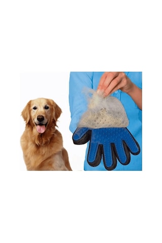 Pribor Köpek Ve Kedi Saç Tüy Toplama Temizleme Eldiveni Yapışkanlı Tarama