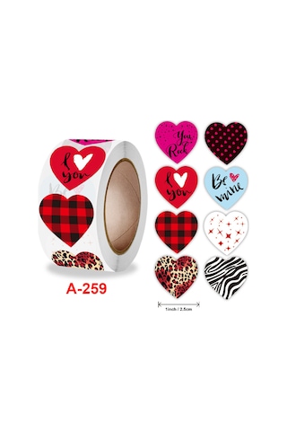 Qingmipy A-263 Kalp Desenli Vinil Otostikeri - Sevgililer Günü, Düğün, Dekorasyon İçin Tek Kullanımlık Plastik, Cam, Kumaş Uyumlu Etiket