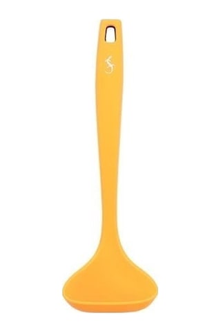 Lurch - Platin Silikon Sos Kepçesi 28 Cm Sarı - Yanmaz, Yapışmaz, Bükülmez, Çizmez, Tat Ve Koku Bırakmaz - 240055