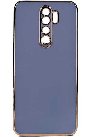 Teknomoda Xiaomi Redmi Note 8 Pro Kılıf Kenarları Gold Kamera Korumalı Renkli Pastel Silikon Açık Yeşil