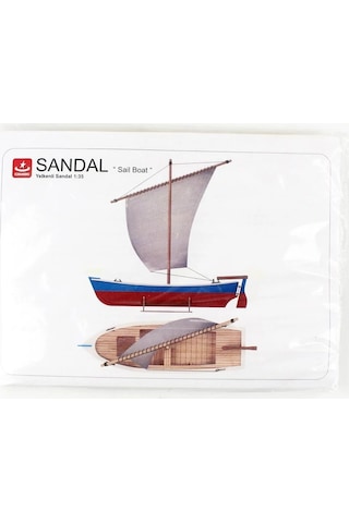 1/35 Yelkenli Sandal Ahşap Maketi