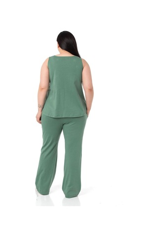 Büyük Beden Penye Mint Yeşili Eşofman Takımı-mint Mint Yeşili