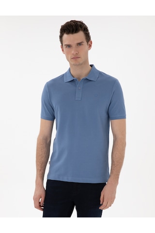Pierre Cardin Erkek Mavi Tişört Basic 50302561-vr036 Mavi