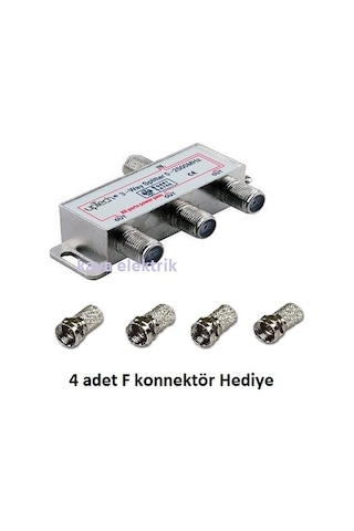 1/3 Uydu Splitter Kablo Çoklayıcı Dağıtıcı