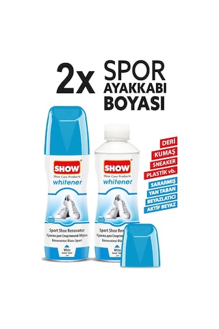 Show Likit Spor Beyaz Ayakkabı Boyası 75 G - Beyaz - 2 Adet