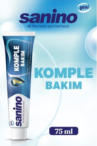 Sanino Komple Bakım Diş Macunu 2 x 75 ML