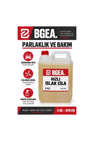 Bgea Hızlı Islak Cila 5 Kg Carnauba Wax İçeren Oto Cilası