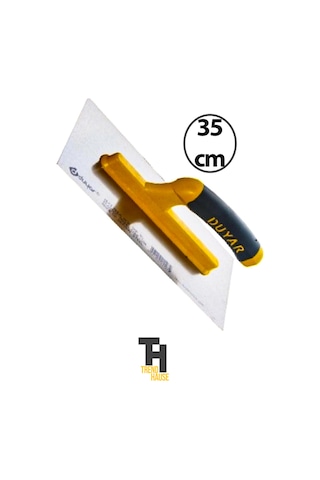 Duyar Alçı Malası Plastik Saplı Paslanmaz Çelik 35 Cm