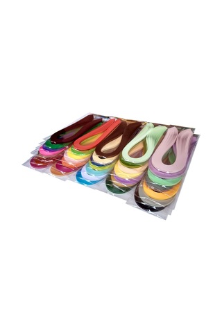 36 Farklı Renkli Quilling Kağıt Seti 5mm X 50 Adetli
