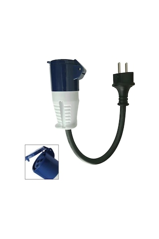 Dış Elektrik Enerji Besleme Kablosu 35cm Dişi - 16ah-1550