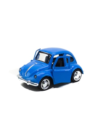 Metal Vosvos Çek Bırak Model Araba Mavi