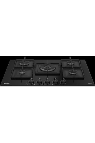 Arçelik OCD K 752 EWS Wok Gözlü Siyah Cam Ankastre Ocak
