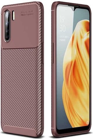 Oppo A91 Kilif Silikon Ince Karbon Lüx 533294892