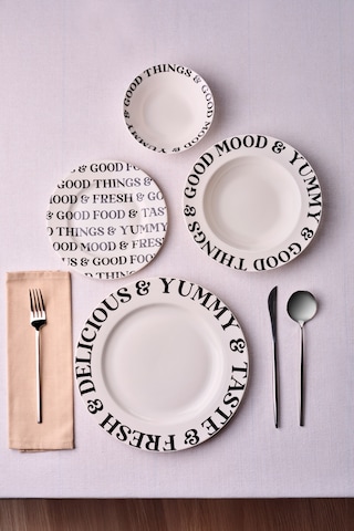Emsan Forever Bone Good Mood 24 Parça 6 Kişilik Yemek Takımı Multicolor