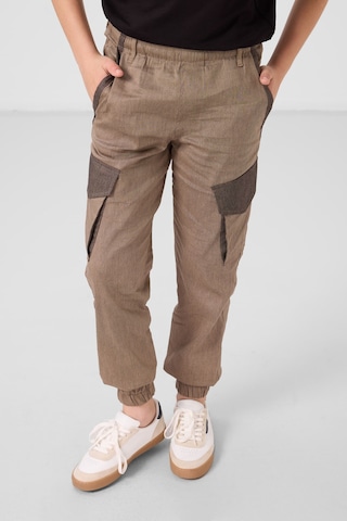 Tommy Life Camel Standart Fit Dokuma Hafif Esnek Chino Erkek Çocuk Pantolon - 11271 Camel