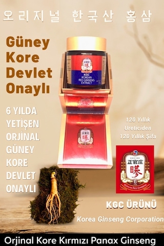 Kgc Kore Kırmızı Ginseng 120 Tablet
