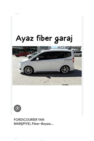 Ford Courier Yan Marşbiyel Takımı Fiber Boyasızz