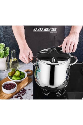 Kahramanlar 9 Lt Klasik Düdüklü Tencere 2133-s Siyah