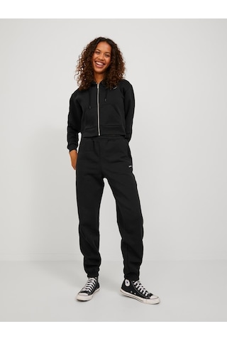 Jjxx Rahat Kesim Yüksel Bel Siyah Kadın Eşofman Altı 12223960 001