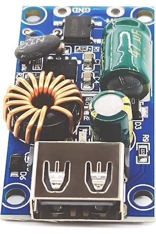 80v To 5v 2a Usb Soket Güç Kaynağı Voltaj Düşürücü Güneş Enerjisi Elektrikli Bisiklet Araba Power M