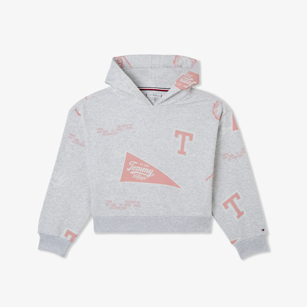 Tommy Hilfiger Hooded Çocuk Beyaz Sweatshirt Kg0kg08732 BEYAZ