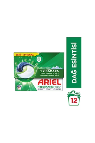 Hepsi1arada Pods Kapsül Çamaşır Deterjanı Beyazlar Ve Renkliler 12 Yıkama