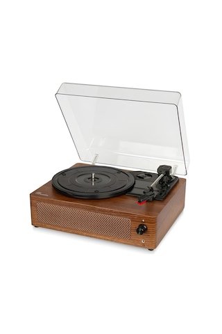 Fomix Fm-108 Pikap Plak Çalar Hoparlör Ve Bluetooth Kitli Kahverengi 1 Adet