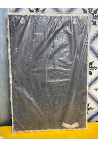 Pure Dairesel Kabartma Desenli Krem Tablo Halı 60x90