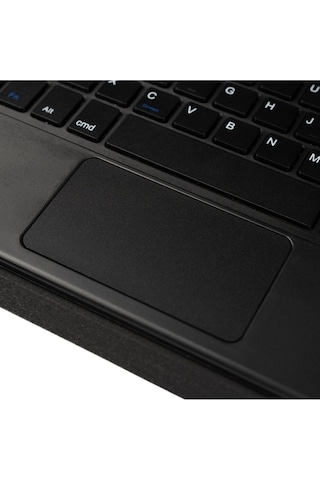 Apple Uyumlu iPad 10.2 8.nesil Zore Border Keyboard Bluetooh Bağlantılı Standlı Klavyeli Tablet Kılıfı Klavyeli Kılıf
