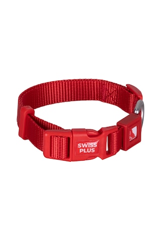 Swissplus Urban Paws Köpek Tasması Crimson Red Ayarlanabilir, Dayanıklı, Hafif-20mm Kırmızı