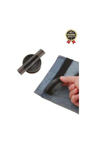 Dayanıklı Polyester Esnek Kendinden Yapışkanlı Pantolon Kumaş Kıvırma Yapıştırma Bandı Şeridi-2 Adet