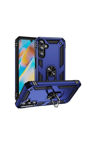 Zore Galaxy Uyumlu A15 Kılıf Vega Kapak - Mavi Mavi