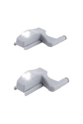 Fortunelane Otomatik Açık/kapaşır Led Pense Lambası, Beyaz Işık, Hareket Sensörlü, Kullanıcı Yönlü, 2 Adet Paket Beyaz Beyaz