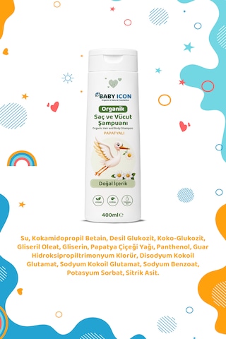 Doğal Vegan Papatyalı Saç Ve Vücut Şampuanı