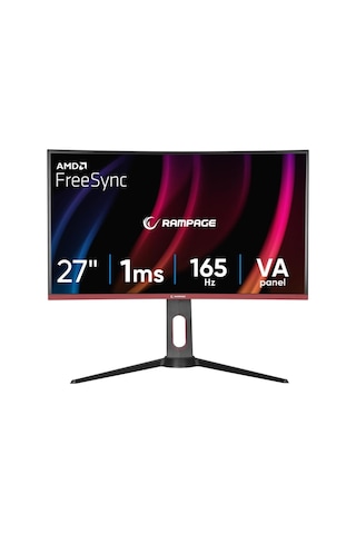 Rampage Voyager VY27R165C 27" 1 Ms Full HD Freesync Curved Pivot Oyuncu Monitörü (Outlet)