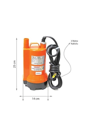 Water Sound 24 Volt Dc Solar Güneş Enerjili Su Pompası 7 Mt Yükseklik 7.5 M³/h