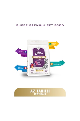 Pet's Kitchen Yetişkin Köpek Maması Küçük Irk Kuzu Etli 2,5 Kg