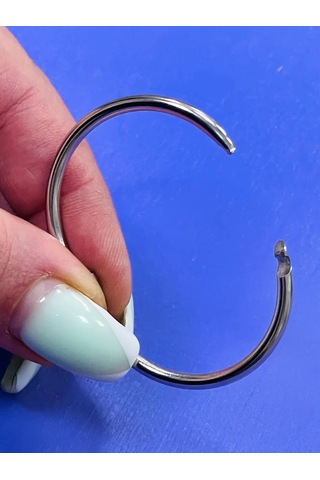 Lundo Aparatlı Metal Perde Halkaları 55/61 Mm 348554023 Gümüş