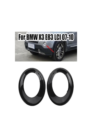 Bmw X3 E83 Lcı 2007-2010 İçin Sis Farı Çerçeveleri Sağ-sol Bmw X3 E83 Lcı 2007-2010 İçin Sis Farı Çerçeveleri Sağ-sol