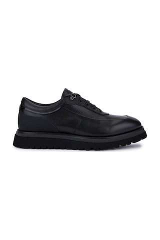 Giampiero Nicola Erkek Hakiki Deri Siyah Casual Ayakkabı 664 D434109 Erk Ayk Sk25-26 Nero Siyah