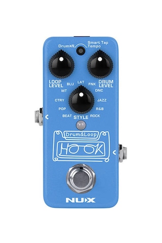 Nux Ndl-3 Hook Drum & Loop Pedalı Ritim Eşlikli Looper Akıllı T