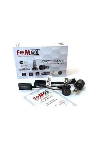 Smart Fortwo 2007-2015 Kısa Far Gt Nano Beyaz H7 Mini Led Xenon Şimşek Etkili 22000 Lümen