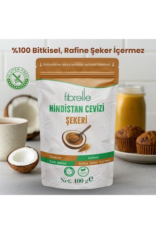 Fibrelle Hindistan Cevizi Şekeri 100 G