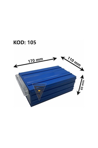 Sembol 105 Plastik Çekmeceli Kutu 170x110x65mm 50 Adet